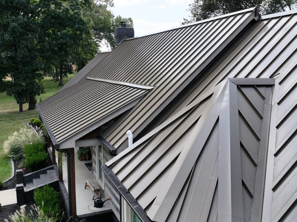 Close up of roof installation in Mt. Juliet TN